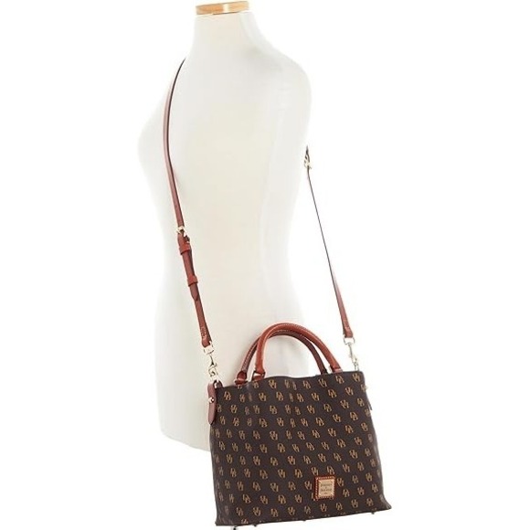 NWT Dooney & Bourke Women\'s Gretta Small Brenna Satchel Old Money Quiet Luxury